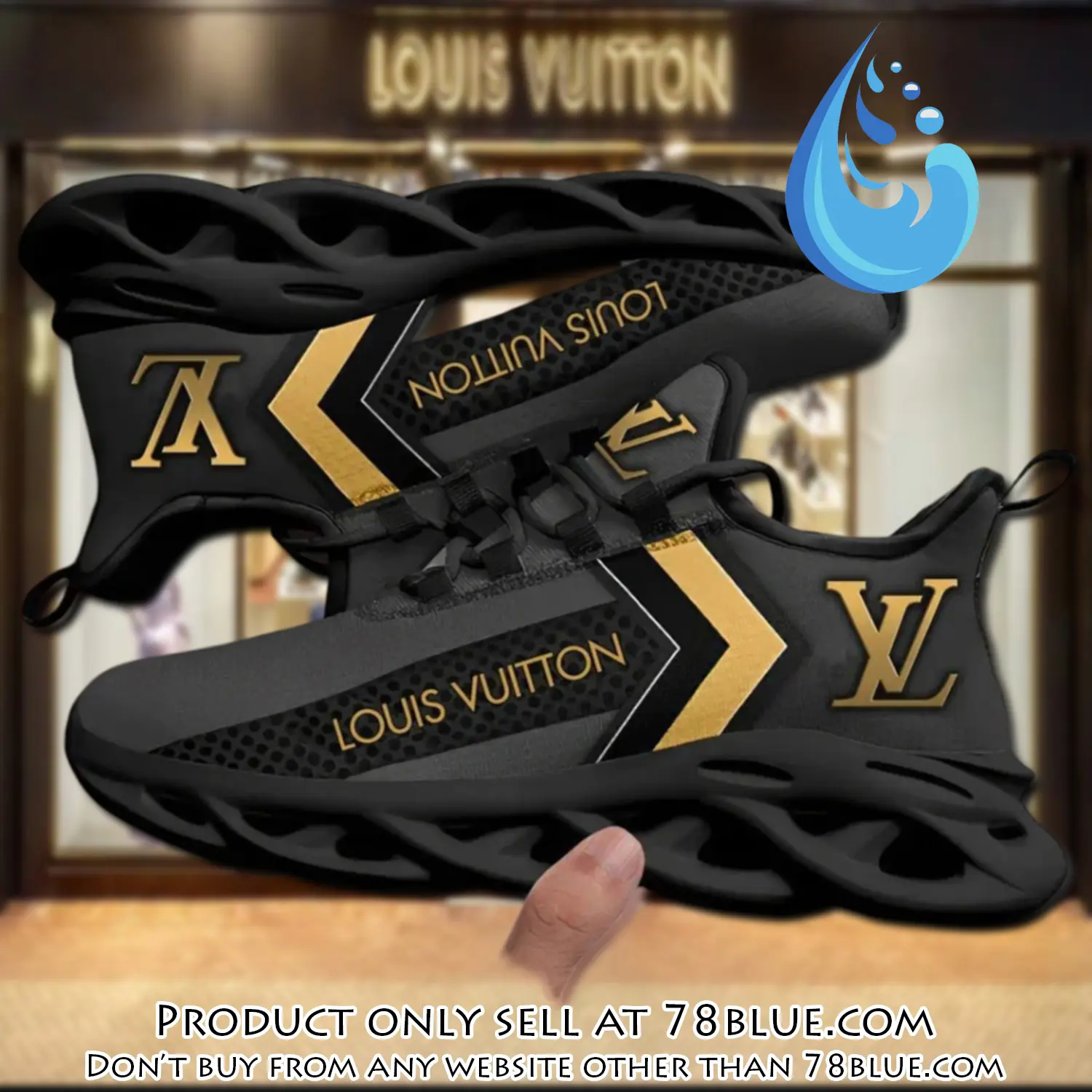Louis vuitton yellow logo grey black max soul shoes luxury brand gifts for men women 78b0534650